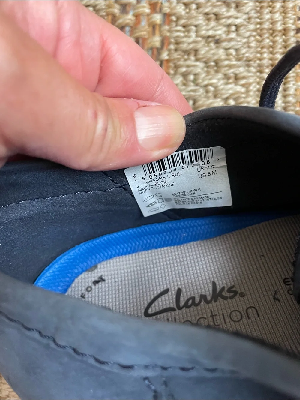 Clarks Men’s Dark Gray Suede Chukka Boots